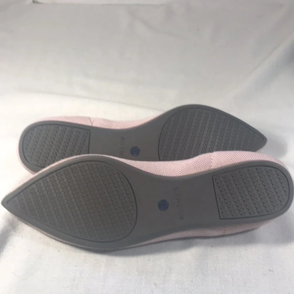 Rothy’s Women’s Petal Pink The Point Retired Knit Ballet Flats Size W7.5